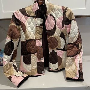 Coach quilted coat